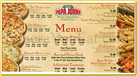 Open - Closes at 11:00 PM. . Papa johns menu near me